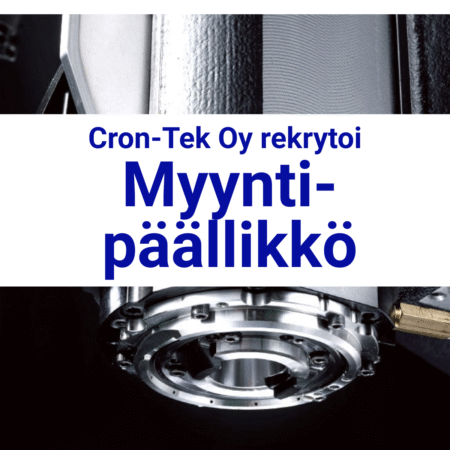 Rekry: Myyntipäällikkö metallintyöstökoneiden myyntiin